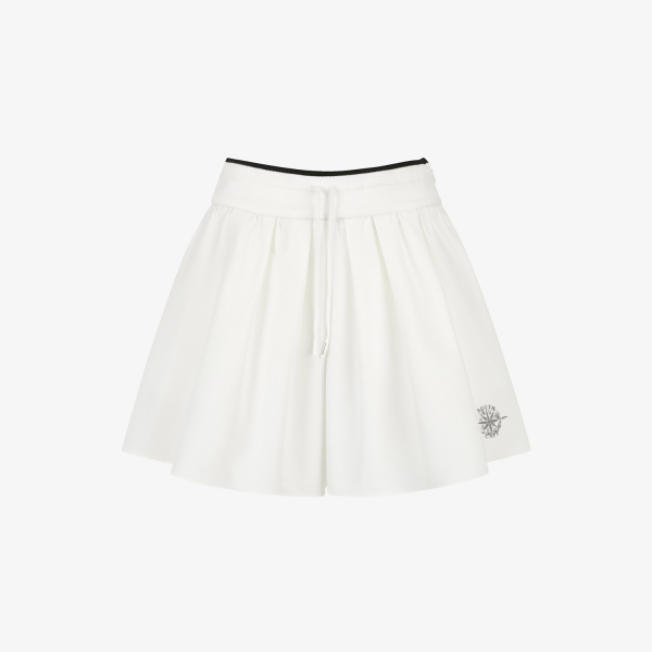 여성 사우스크로스 플레어 스커트 팬츠_화이트