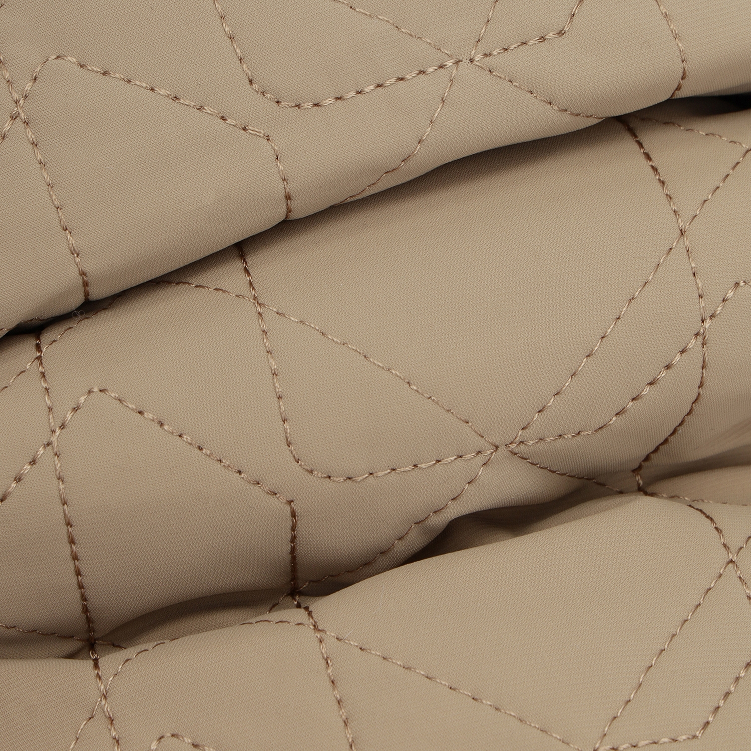 사우스케이프 여성 퀼팅 퍼 리버시블 넥 워머_베이지