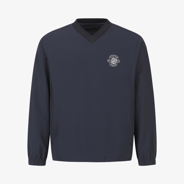 남성 사우스크로스 브이넥 맨투맨_다크 네이비