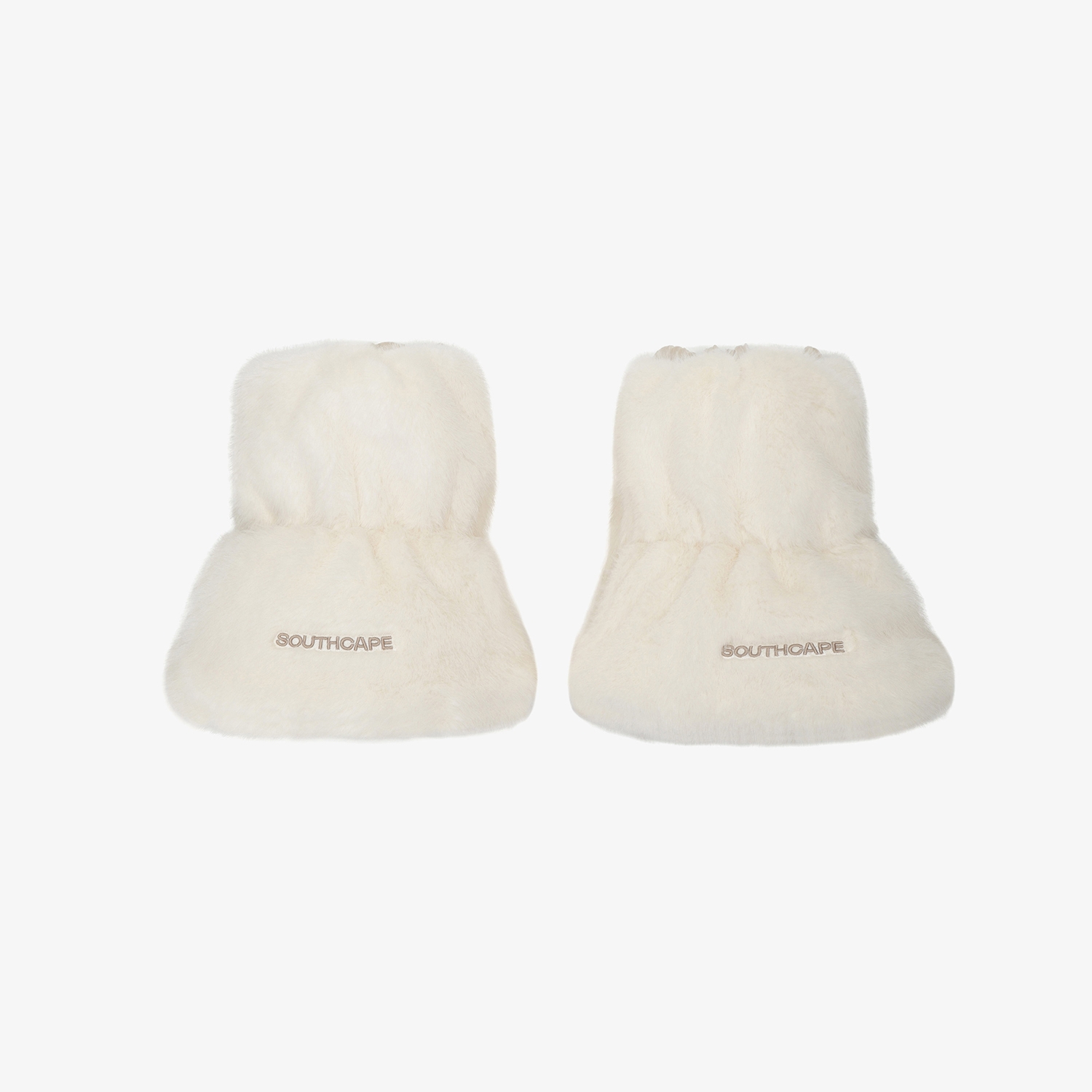 사우스케이프 여성 리버시블 숏 레그워머_라이트 베이지