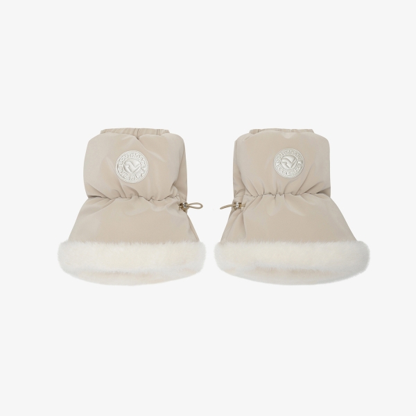 사우스케이프 여성 리버시블 숏 레그워머_라이트 베이지