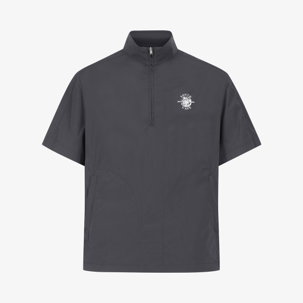 남성 사우스크로스 하프집 경량 아노락_다크 그레이