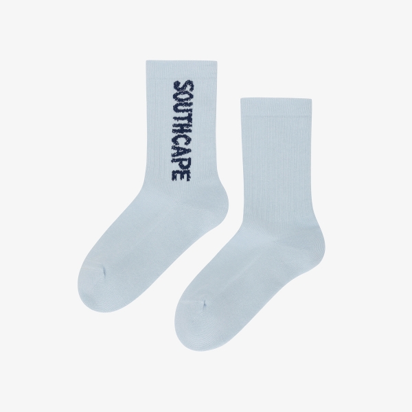 사우스케이프 여성 레터링 로고 삭스_불루