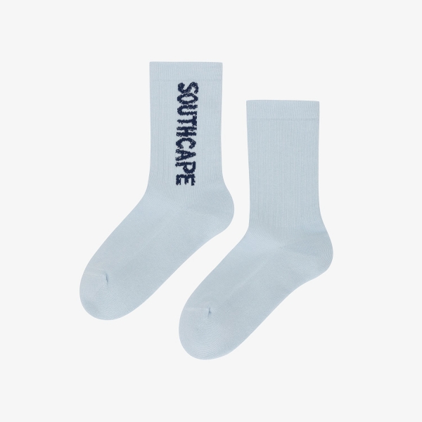 사우스케이프 여성 레터링 로고 삭스_블루