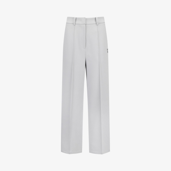 사우스케이프 여성 SC 시그니처 로고 밴드 와이드 팬츠_라이트 그레이