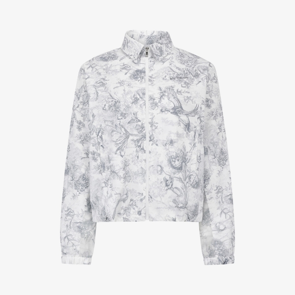 사우스케이프 여성 블라썸 패턴 집업 점퍼_그레이