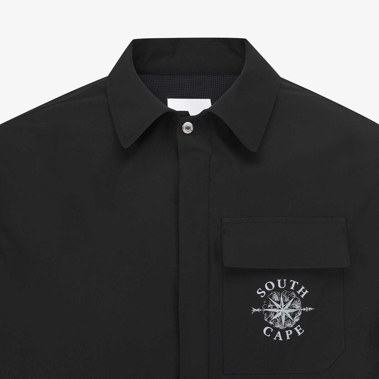 남성 사우스크로스 아웃 포켓 반팔 점퍼_다크 네이비