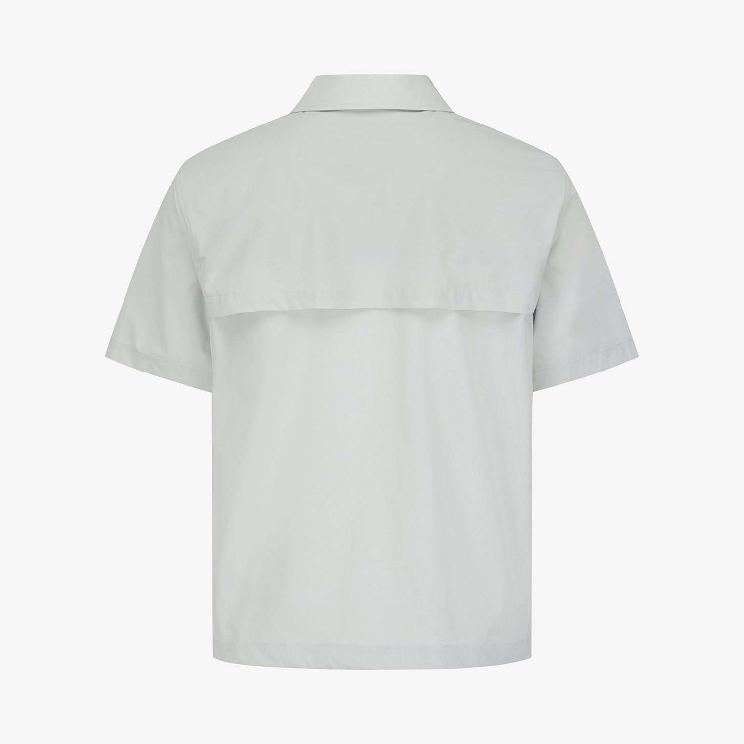 남성 사우스크로스 아웃 포켓 반팔 점퍼_라이트 그레이