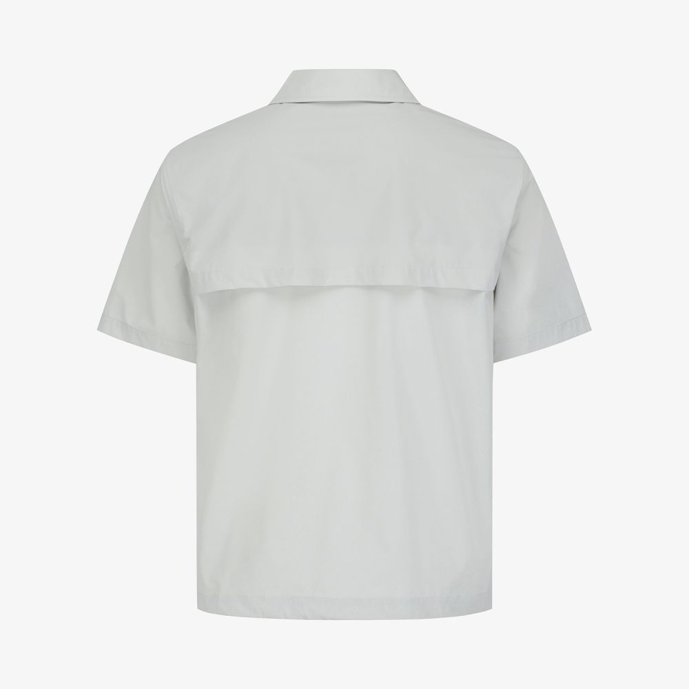 남성 사우스크로스 아웃 포켓 반팔 점퍼_라이트 그레이