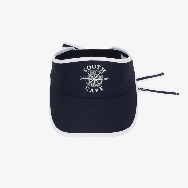 여성 사우스크로스 로고 리본 바이저_네이비