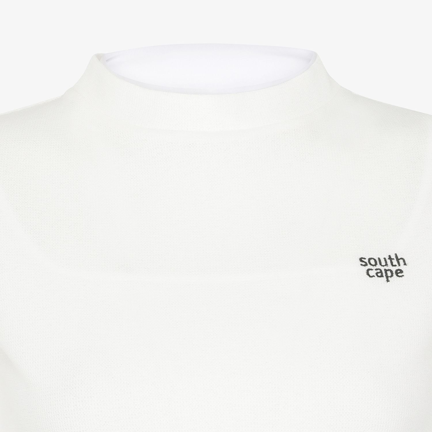 사우스케이프 여성 니트라이크 롱슬리브 티셔츠_화이트