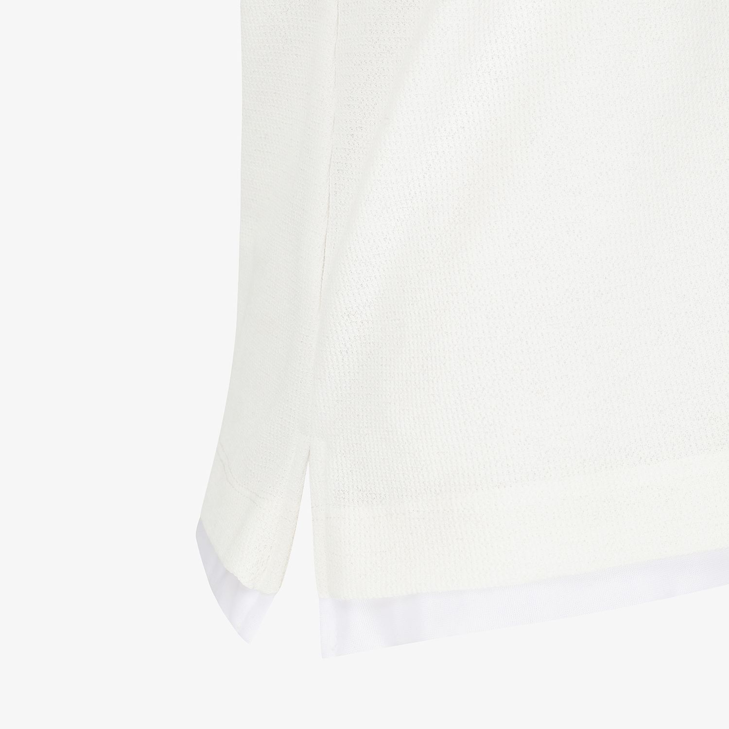 사우스케이프 여성 니트라이크 롱슬리브 티셔츠_화이트