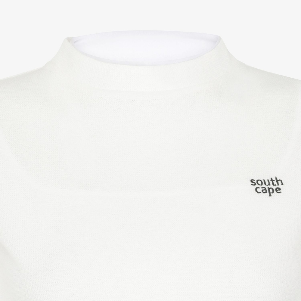 사우스케이프 여성 니트라이크 롱슬리브 티셔츠_화이트