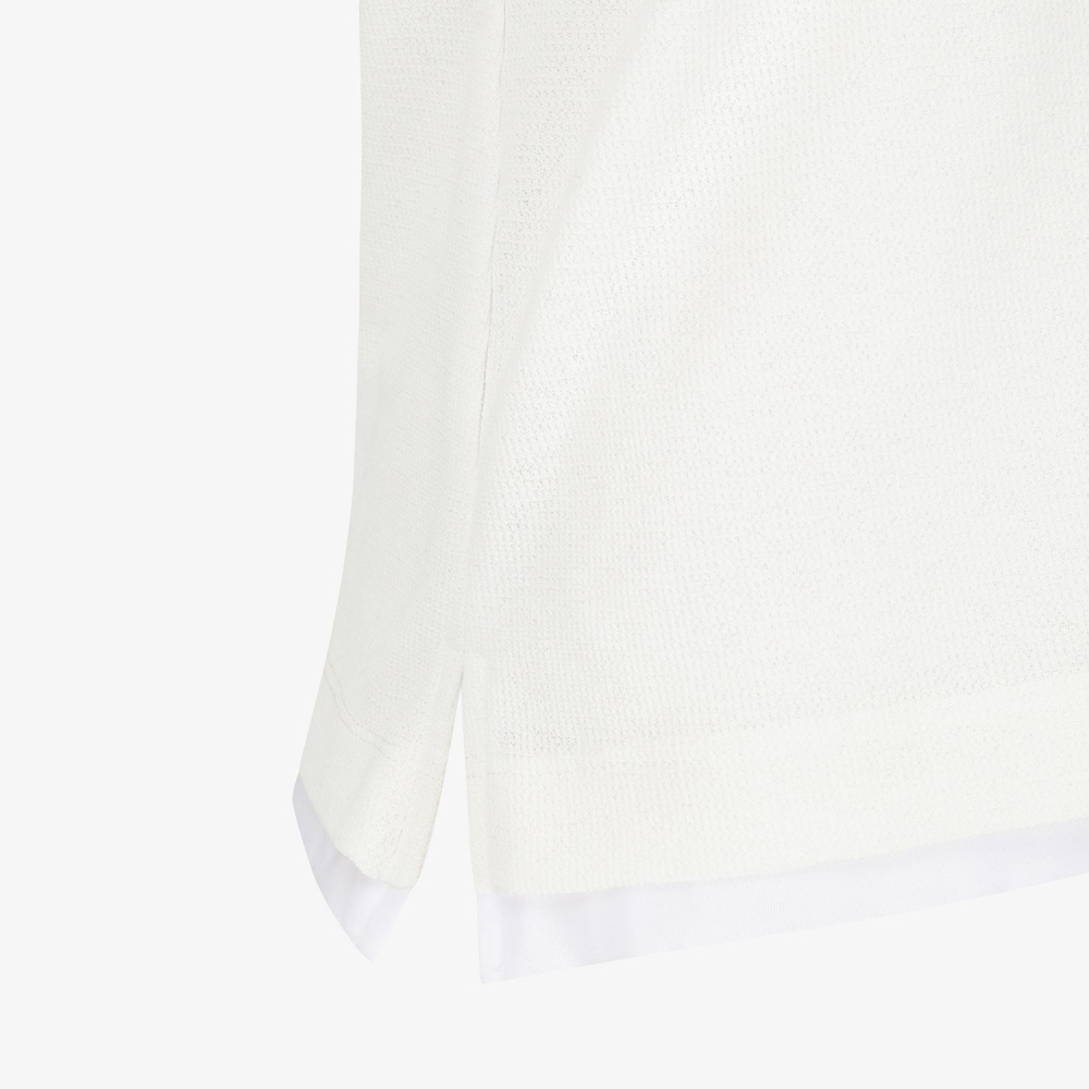 사우스케이프 여성 니트라이크 롱슬리브 티셔츠_화이트