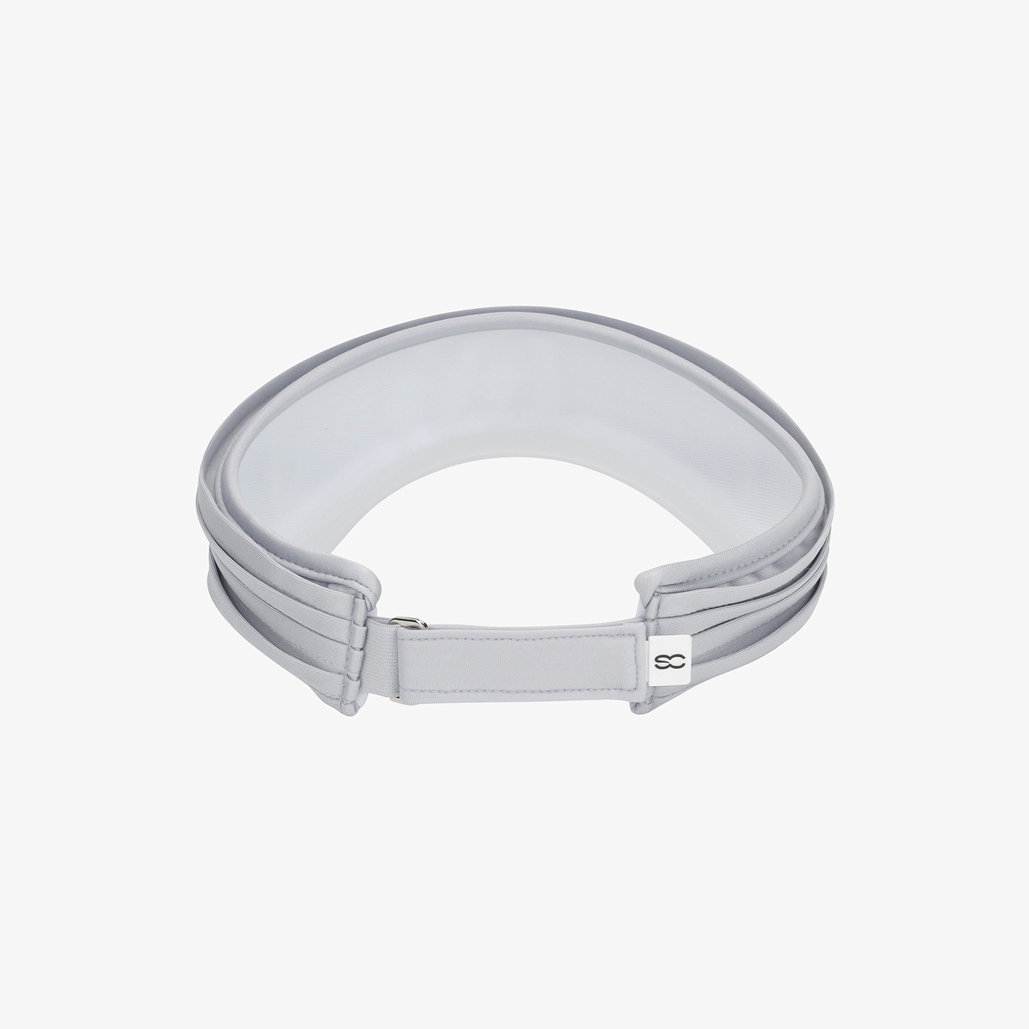 사우스케이프 여성 플리츠 와이드챙 바이저_라이트 그레이