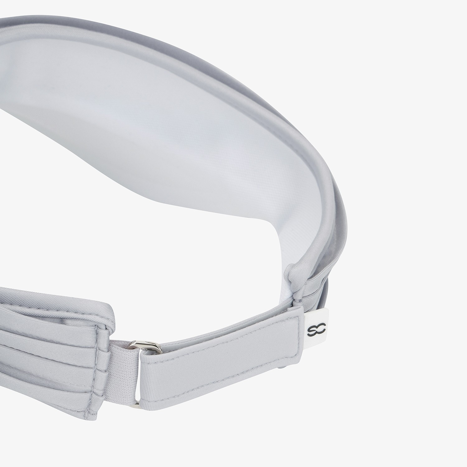 사우스케이프 여성 플리츠 와이드챙 바이저_라이트 그레이