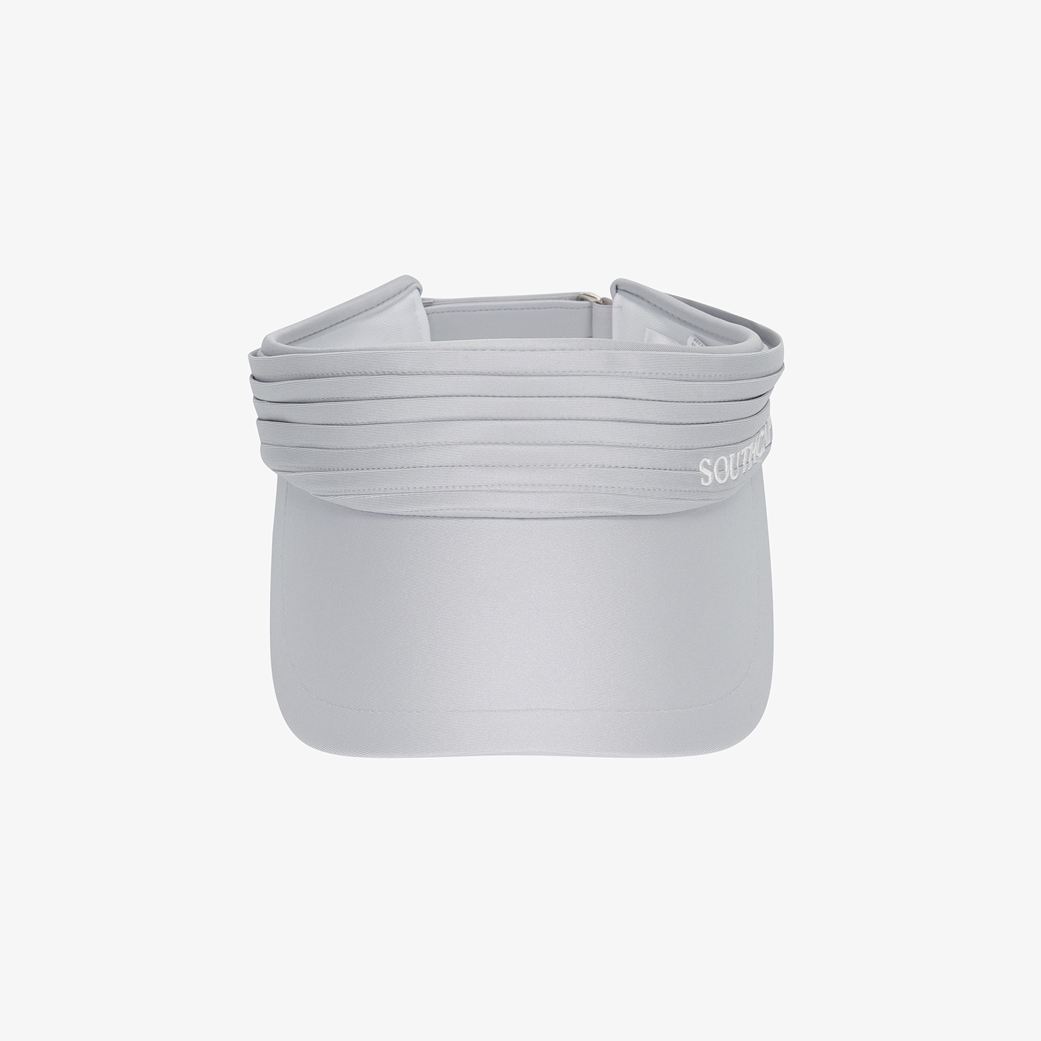 사우스케이프 여성 플리츠 와이드챙 바이저_라이트 그레이