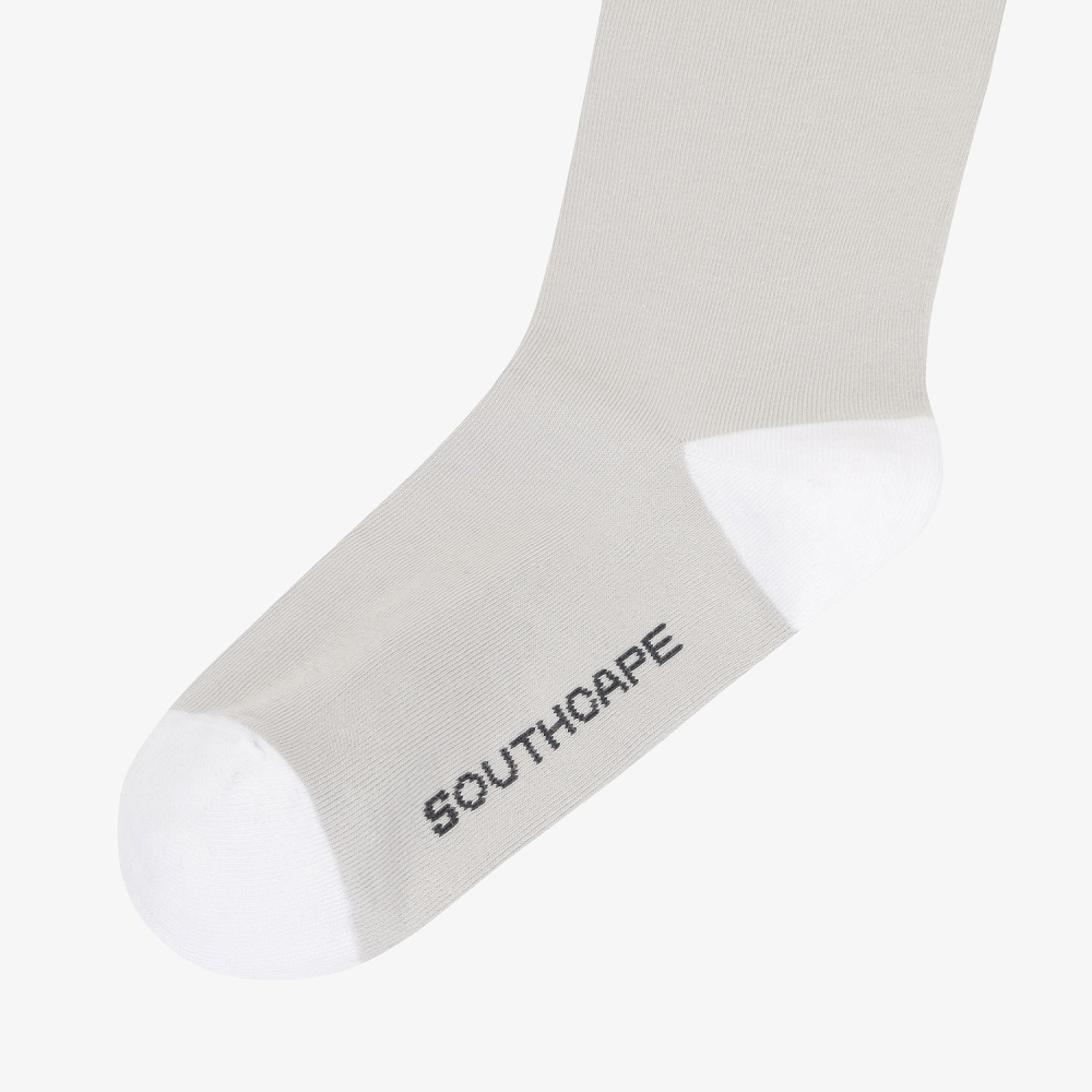 여성 사우스크로스 언밸런스 스트라이프 니삭스_라이트 그레이