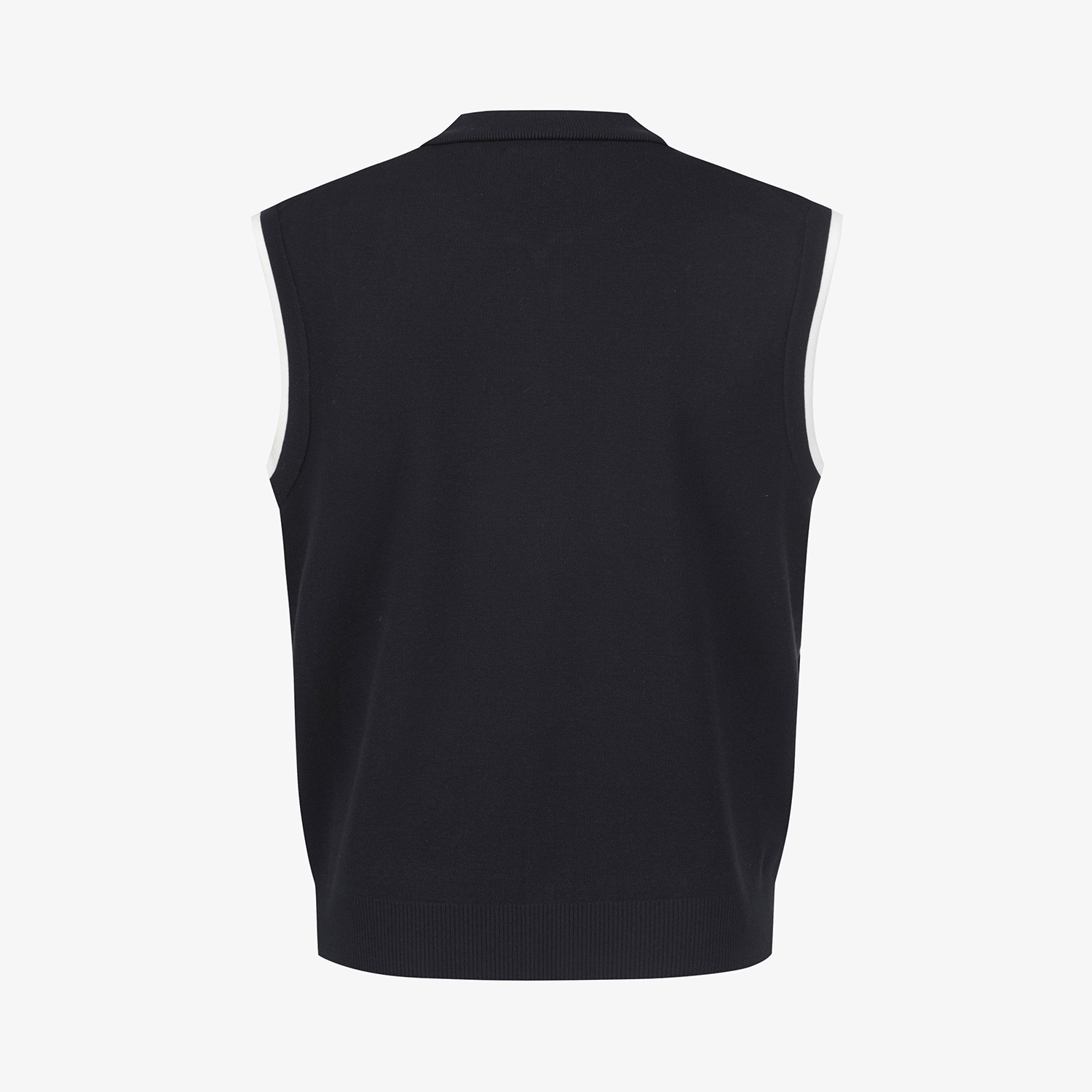 사우스케이프 남성 남해 헤리티지 풀집업 니트 베스트_네이비