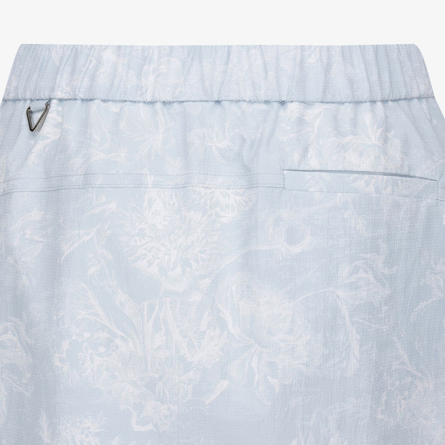 사우스케이프 여성 블러썸 패턴 스커트 실루엣 벨트 팬츠_라이트 블루