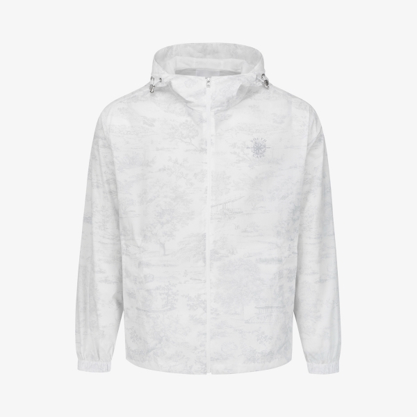사우스케이프 남성 남해 헤리티지 프린트 후드 점퍼_라이트 그레이