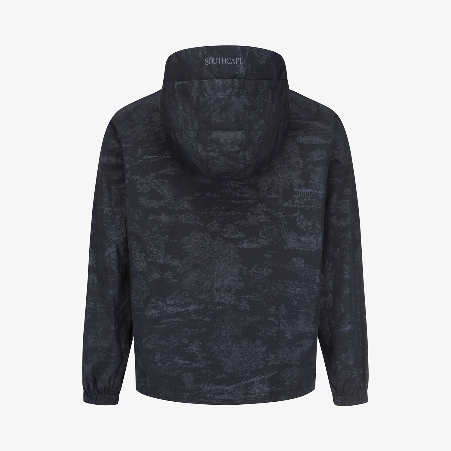 사우스케이프 남성 남해 헤리티지 프린트 후드 점퍼_네이비
