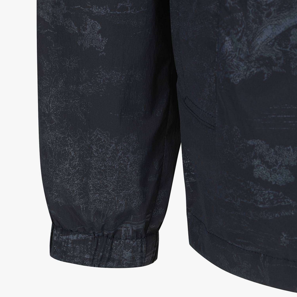 사우스케이프 남성 남해 헤리티지 프린트 후드 점퍼_네이비