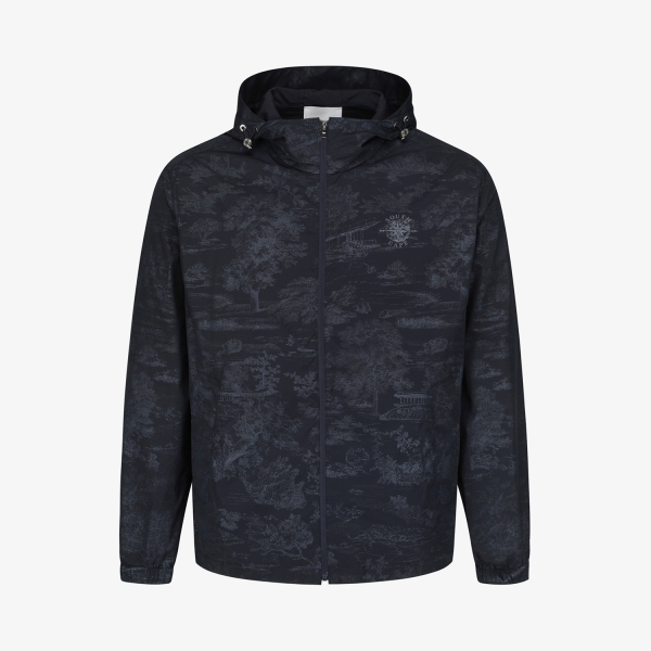 사우스케이프 남성 남해 헤리티지 프린트 후드 점퍼_네이비
