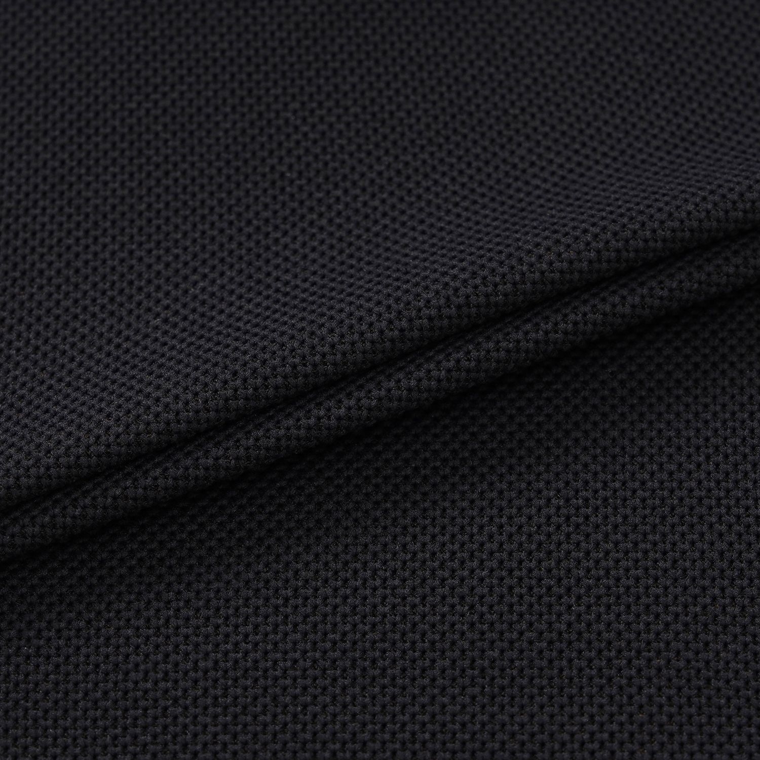 사우스케이프 여성 배색 카라 피케 티셔츠_블랙