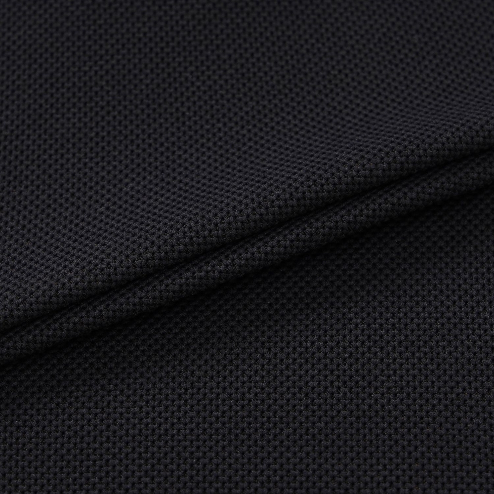 사우스케이프 여성 배색 카라 피케 티셔츠_블랙