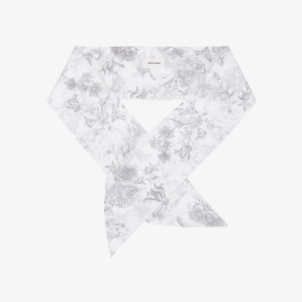 사우스케이프 여성 아이스 쿨터치 트윌리 스카프_그레이