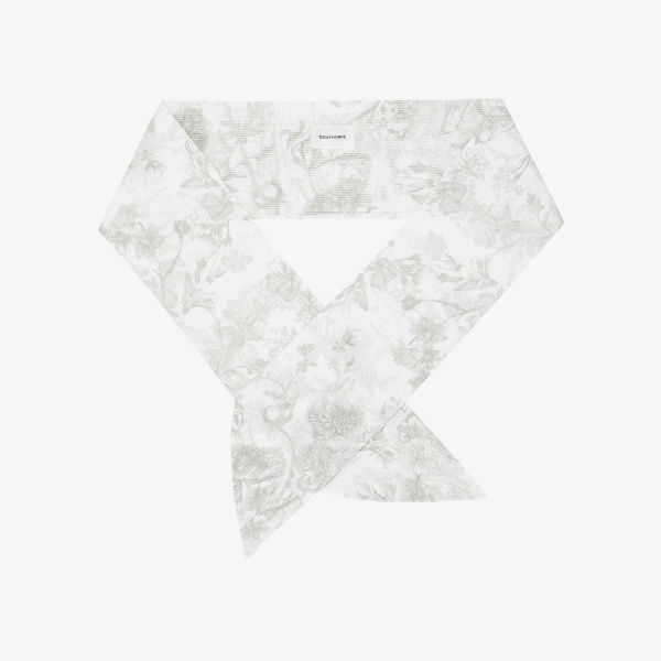 사우스케이프 여성 아이스 쿨터치 트윌리 스카프_카키