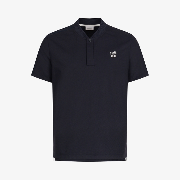 사우스케이프 남성 베이스볼 카라 퍼포먼스 반팔 티셔츠_네이비