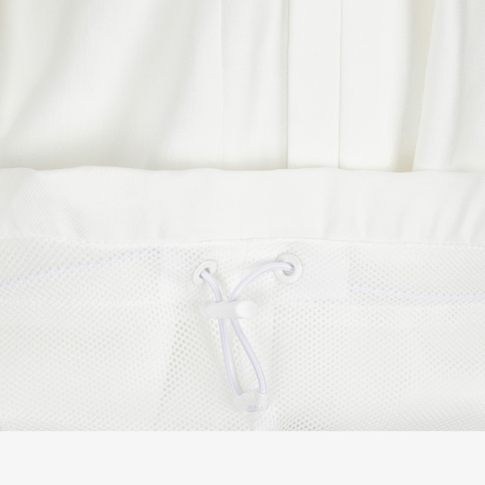 사우스케이프 여성 린넨 블렌드 2-WAY 벨티드 스커트_화이트