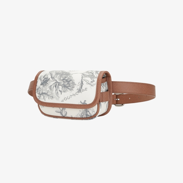 사우스케이프 여성 블러썸 투웨이 볼 백_브라운