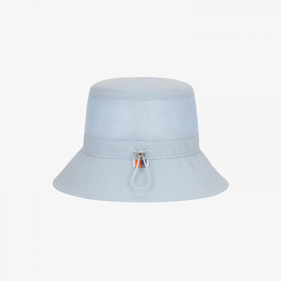 남성 사우스크로스 펀칭 메시 버킷햇_라이트 블루