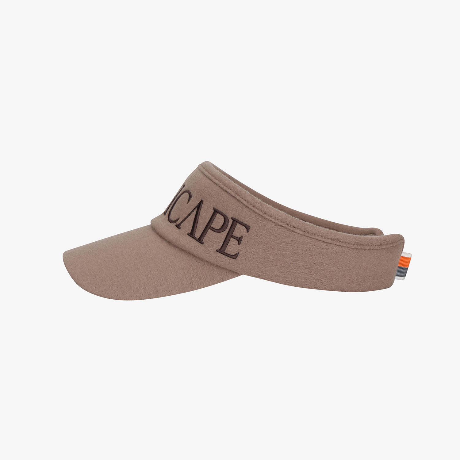 사우스케이프 여성 SOUTHCAPE 로고 바이저_다크 베이지