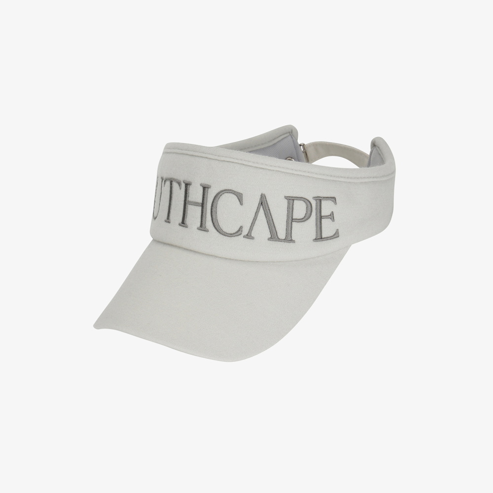 사우스케이프 여성 SOUTHCAPE 로고 바이저_라이트 베이지