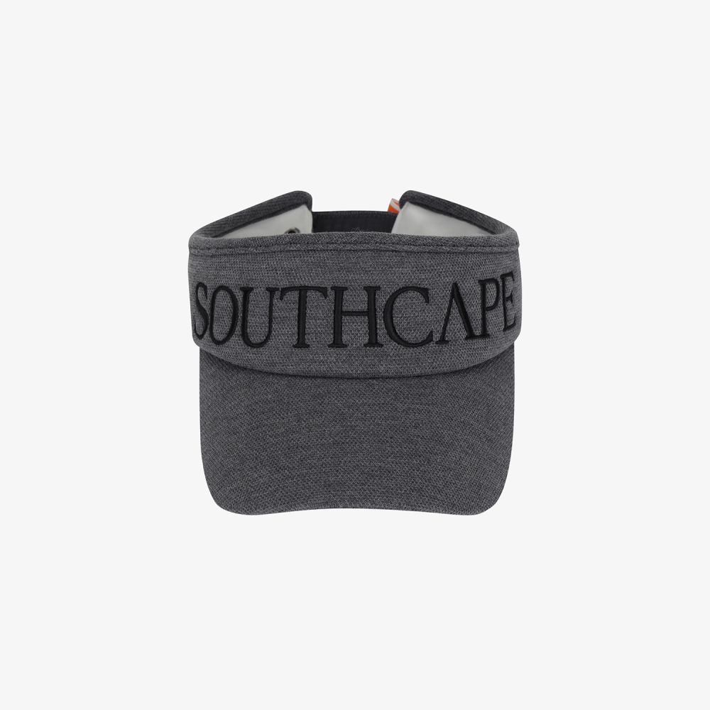 사우스케이프 여성 SOUTHCAPE 로고 바이저_멜란지 그레이