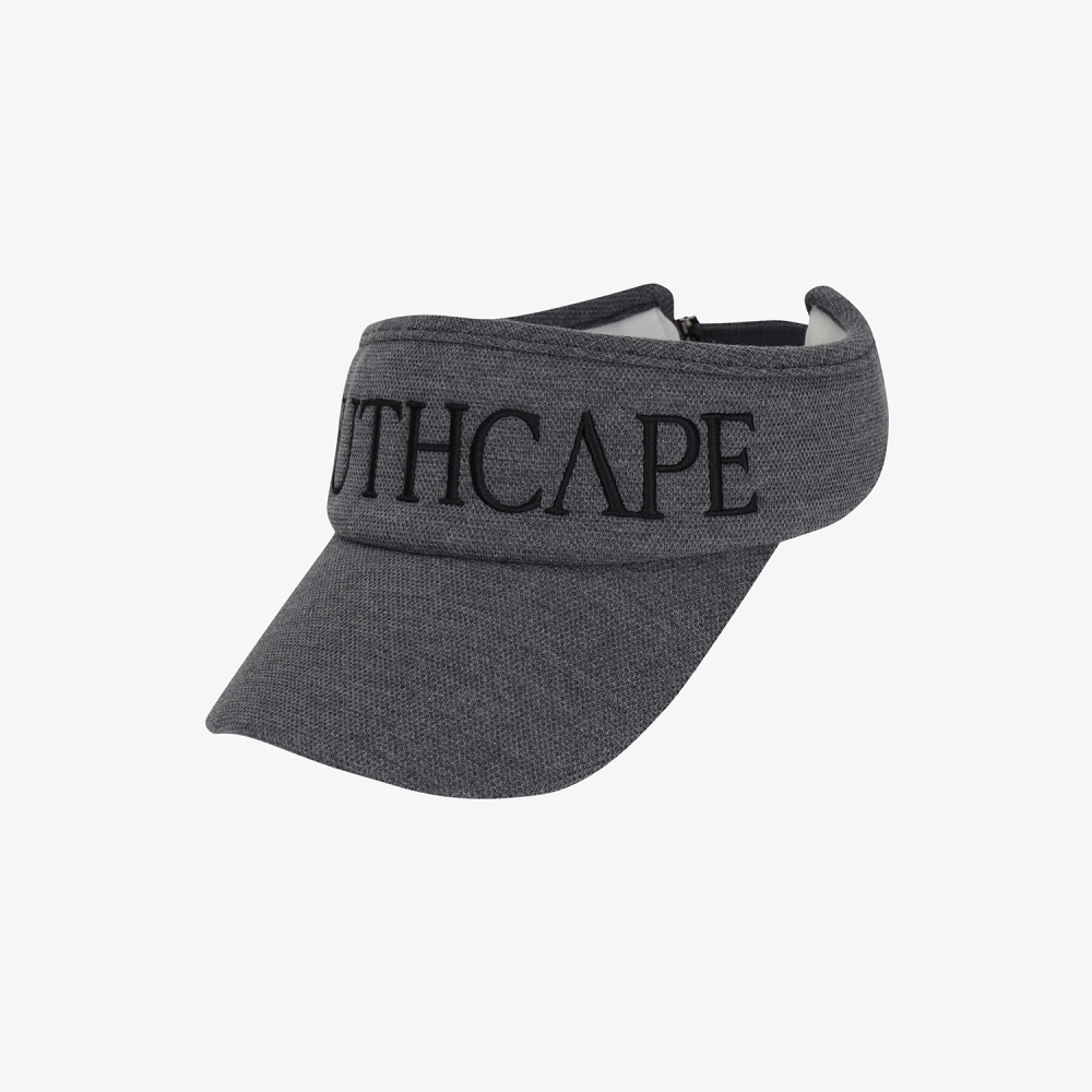 사우스케이프 여성 SOUTHCAPE 로고 바이저_멜란지 그레이