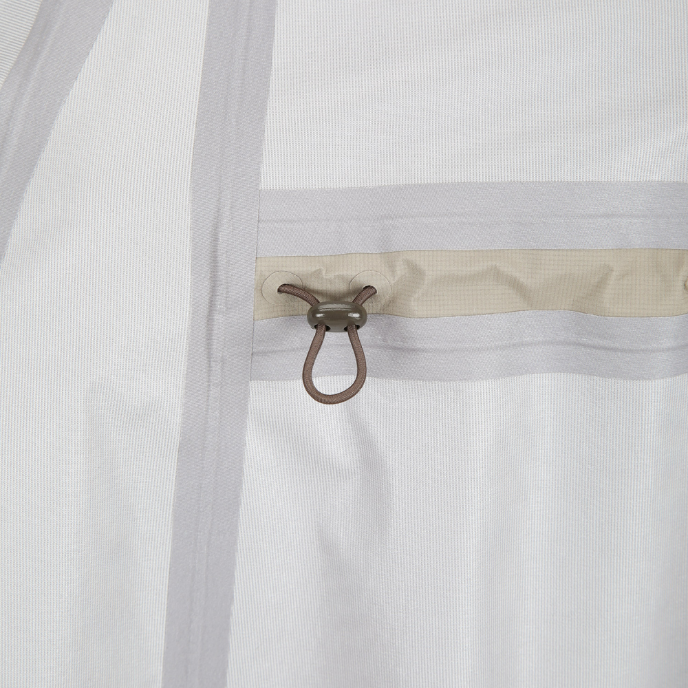 사우스케이프 여성 카라 롱 레인 자켓_세피아
