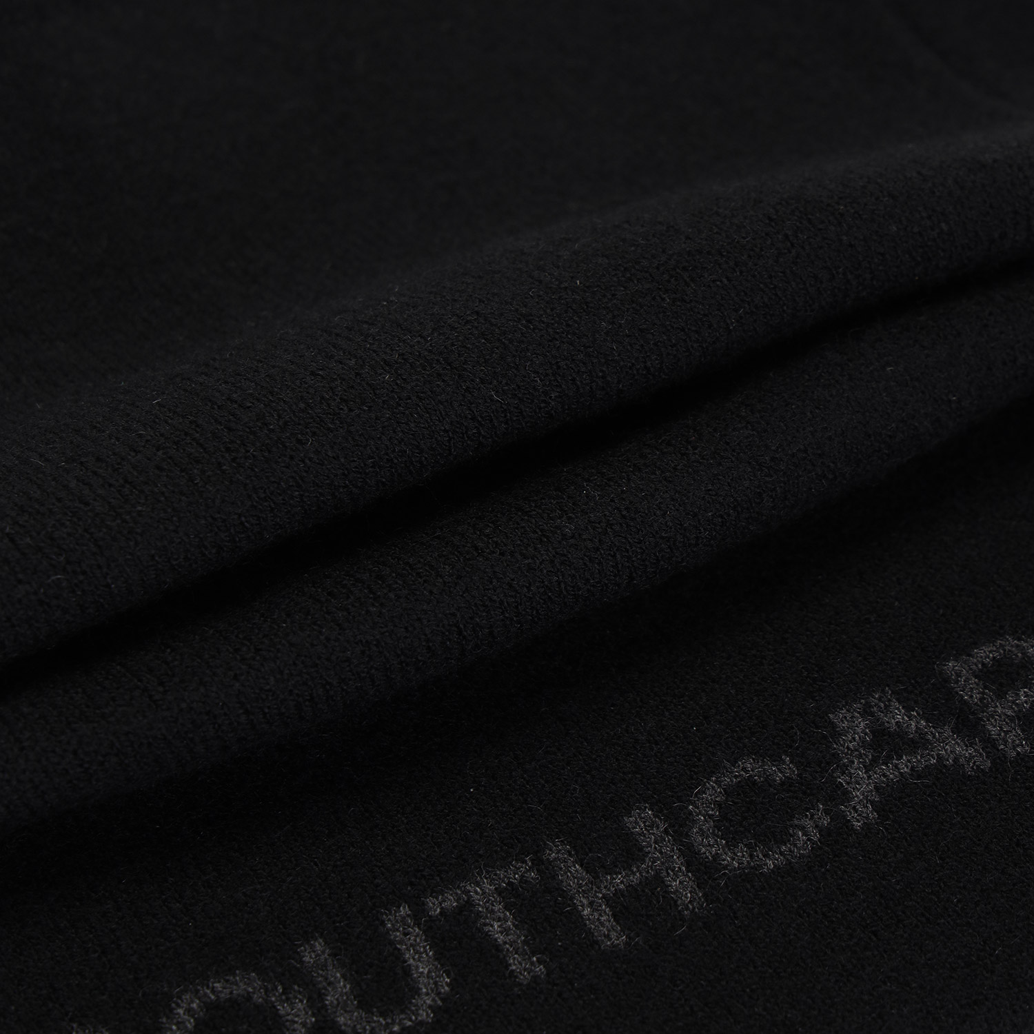 사우스케이프 남성 로고 포인트 넥워머_블랙