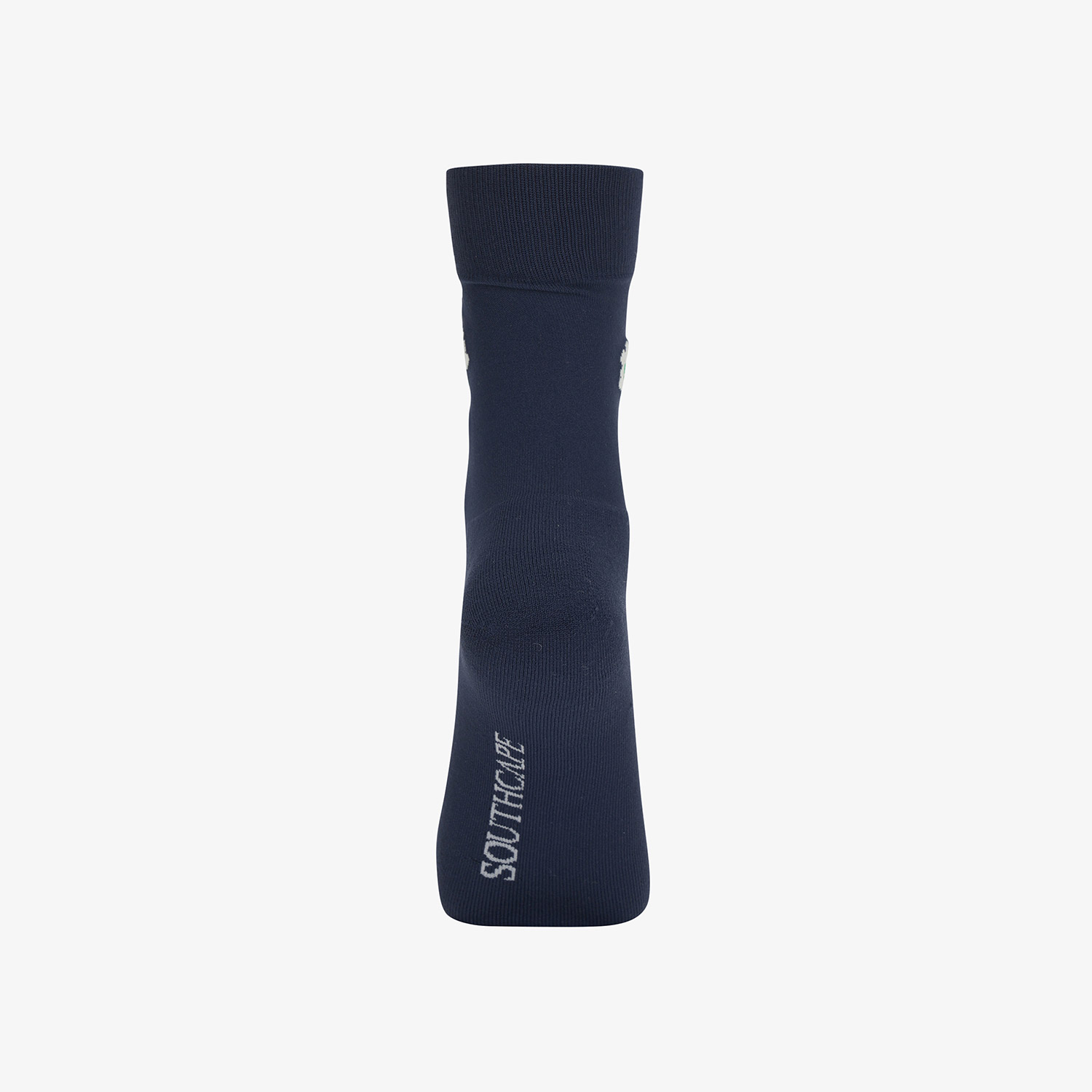 사우스케이프 여성 자카드 꽃자수 양말_다크 네이비