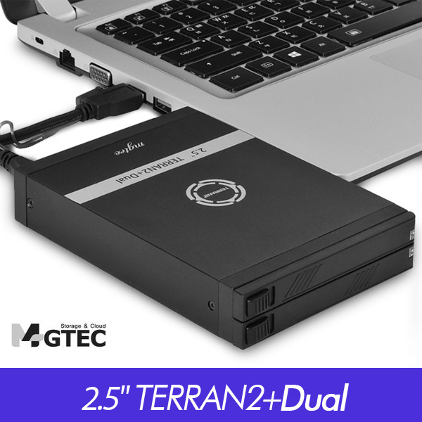 [TERRAN2+Dual]테란2+듀얼 2.5형 HDD동시 2대 탑재가능!