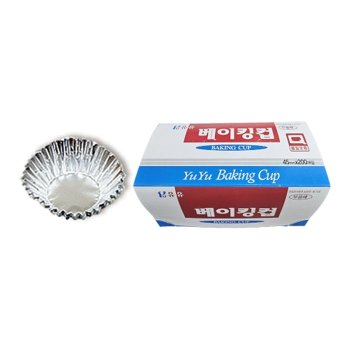 유유 베이킹컵 은박컵 45파이 박스/50각/10000개