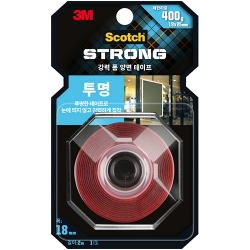 CL120 스카치 강력 투명 소재용 폼 양면테이프 18mm X 2m