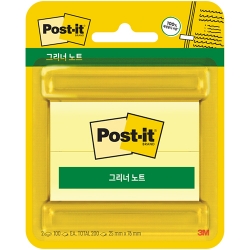 포스트잇 노트 알뜰팩 671R-2CY (25 X 76mm/2패드)