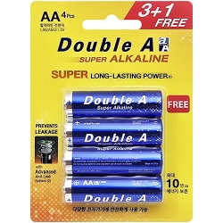 AA 더블에이 건전지 3+1