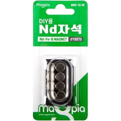 DIY용 ND자석 원형 10mm X 5T (8개입) MND-10-05