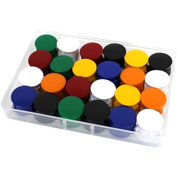 칼라 원형 자석홀더 소 48개입 (21mm) MFMH-21-48